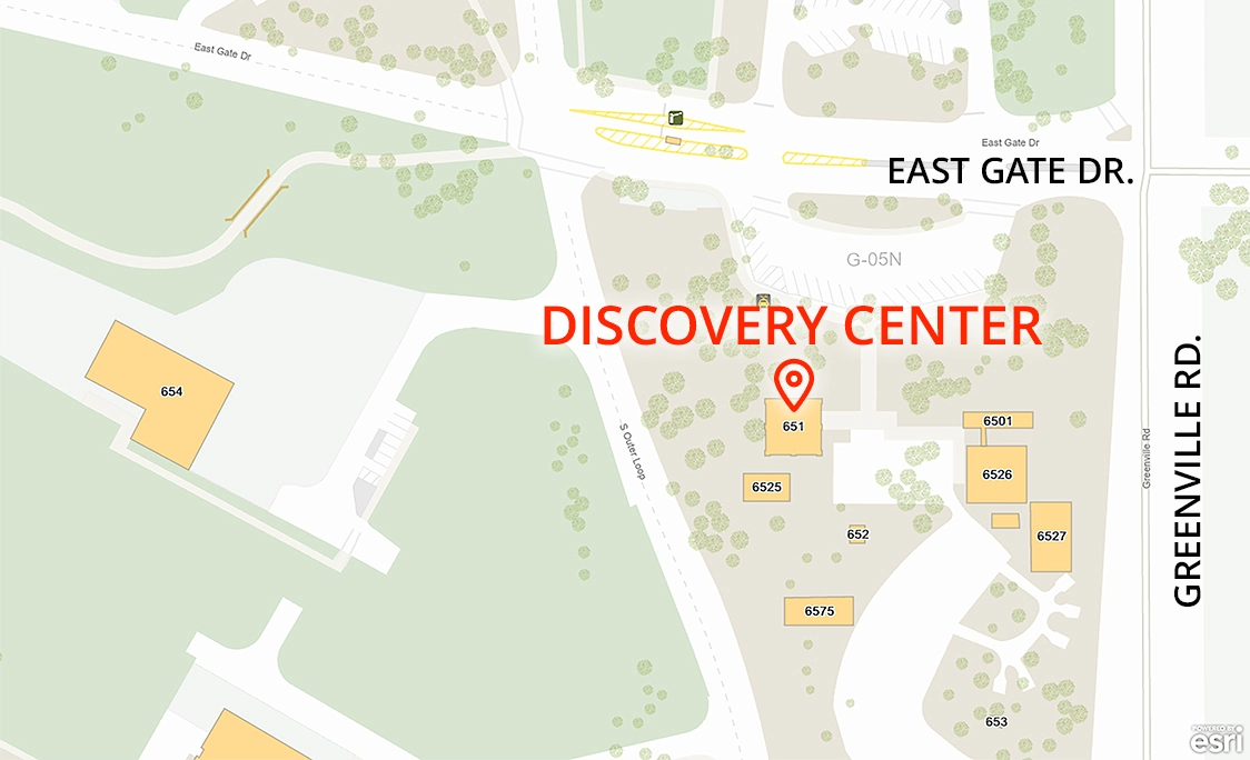 Discovery Center Map