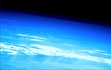 An image of earth taken from SOHIP