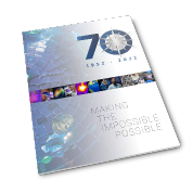 70th anniversary booklet cover