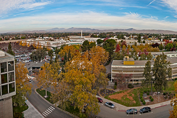 wide angle view of LLNL as seen from tallest building